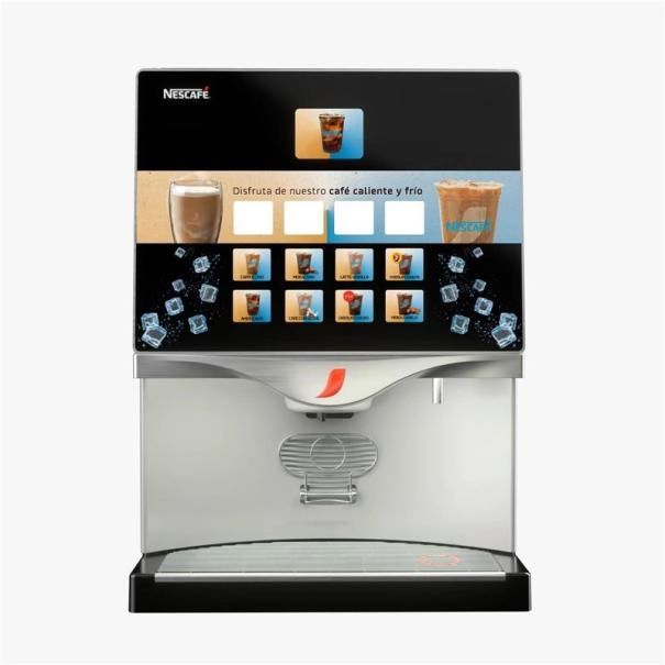 Primer plano de la máquina NESCAFÉ® Hot Over Ice